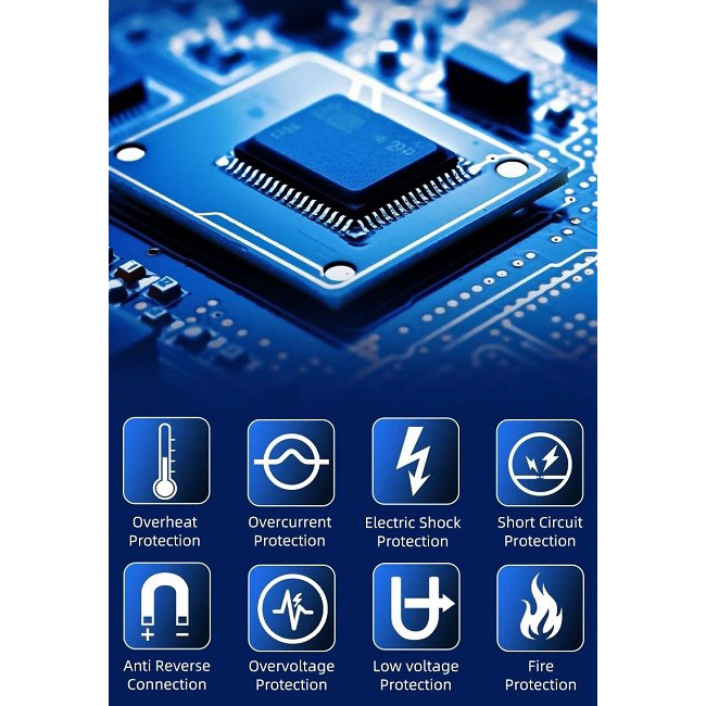 Зарядний пристрій для АКБ POWERPLANT LiFePO4/GEL/AGM/SLA 12V/24V, 25A