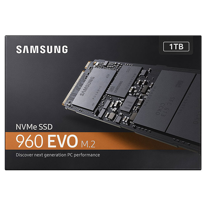 SSD диск SAMSUNG 960 EVO 1TB M.2 NVMe (MZ-V6E1T0BW)