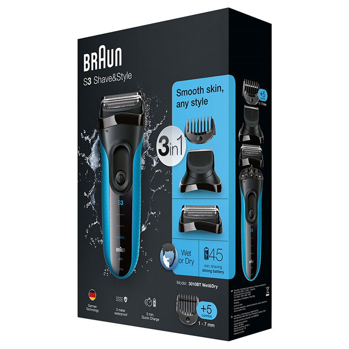 Электробритва BRAUN Series 3 3010bt Shave & Style (81547159)