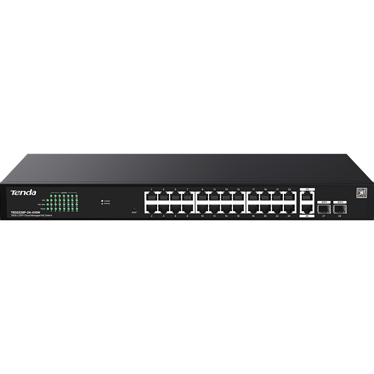 Коммутатор TENDA TEG2228P-24-410W