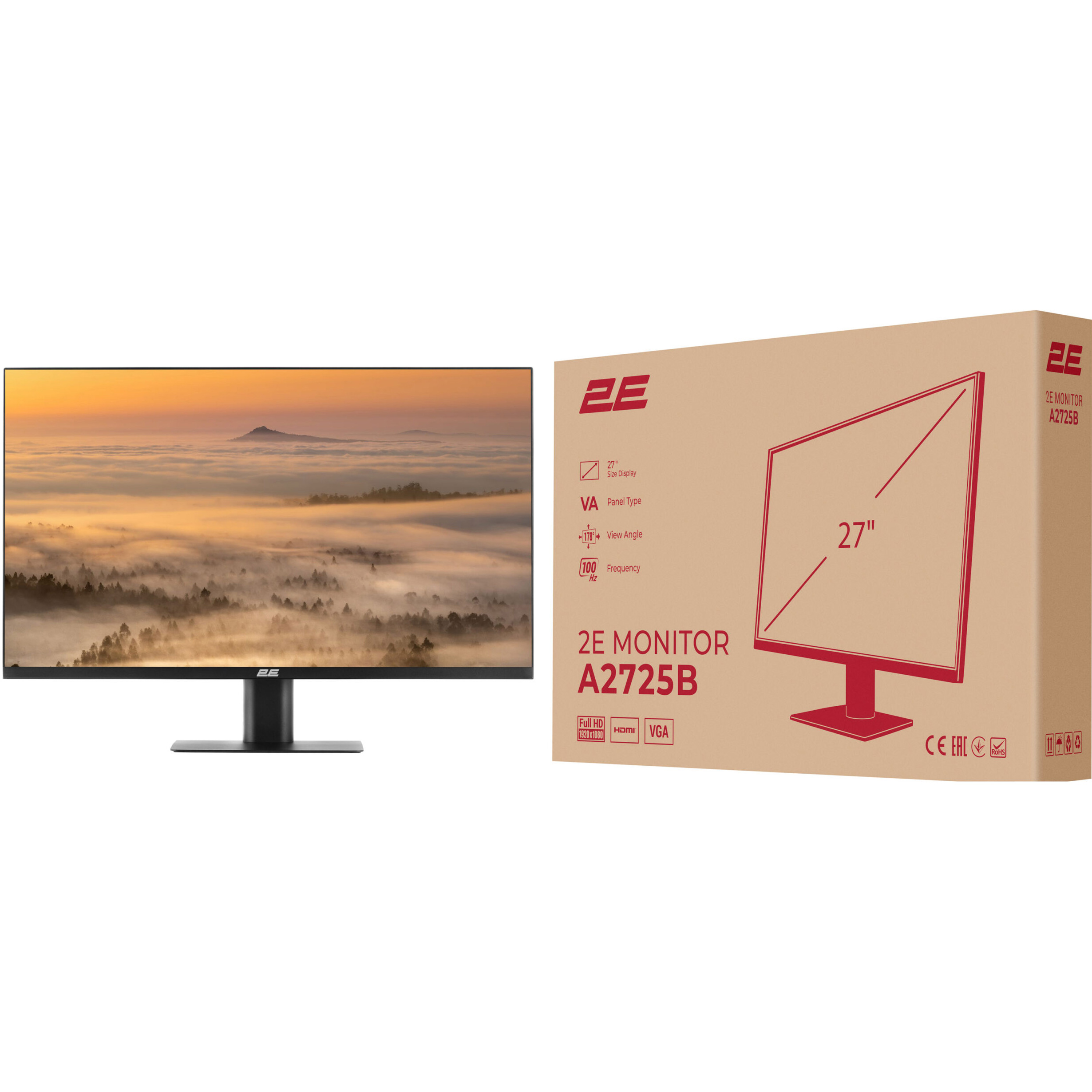 Монитор 27" 2E A2725B (2E-A2725B-01.EU)