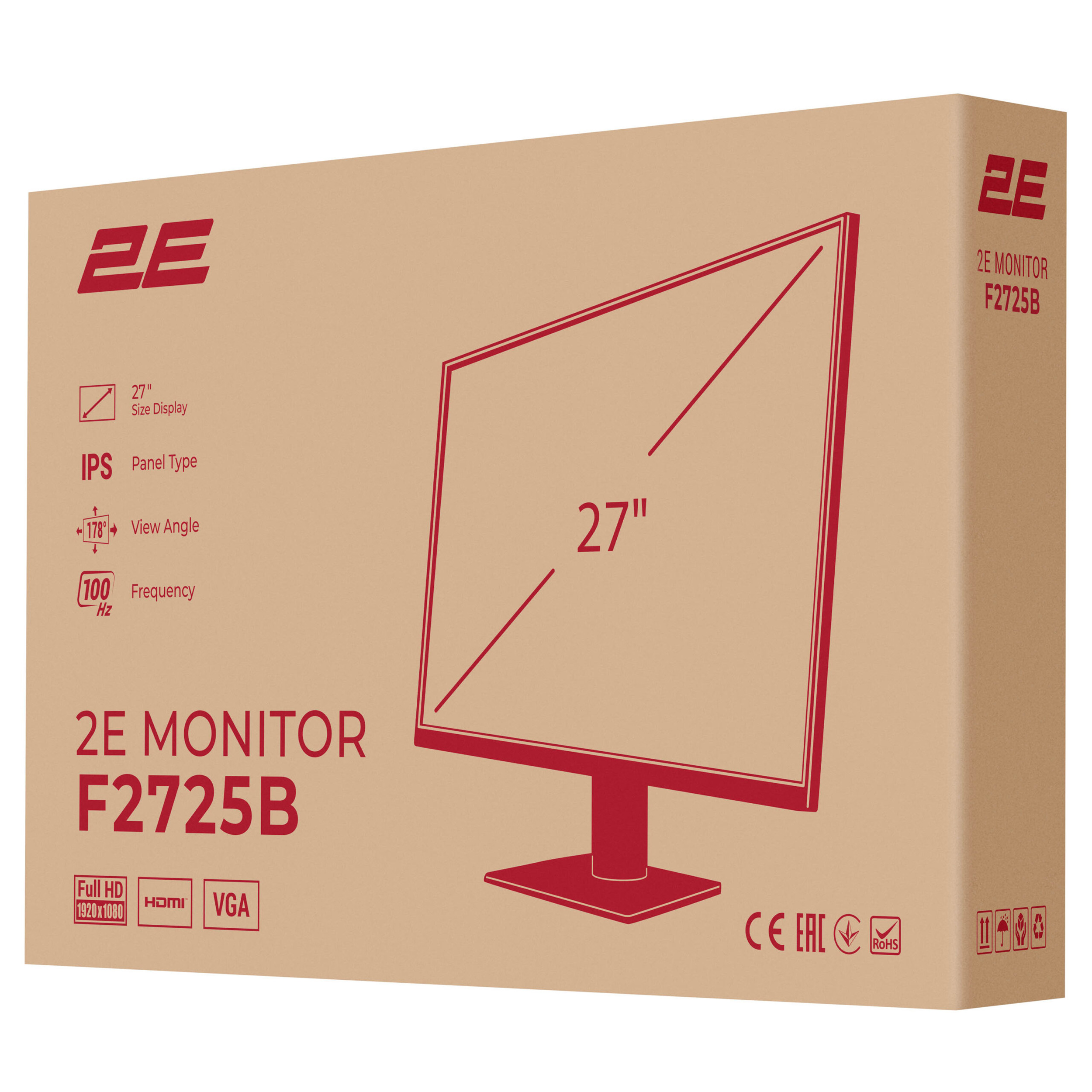 Монитор 27" 2E F2725B (2E-F2725B-01.EU)