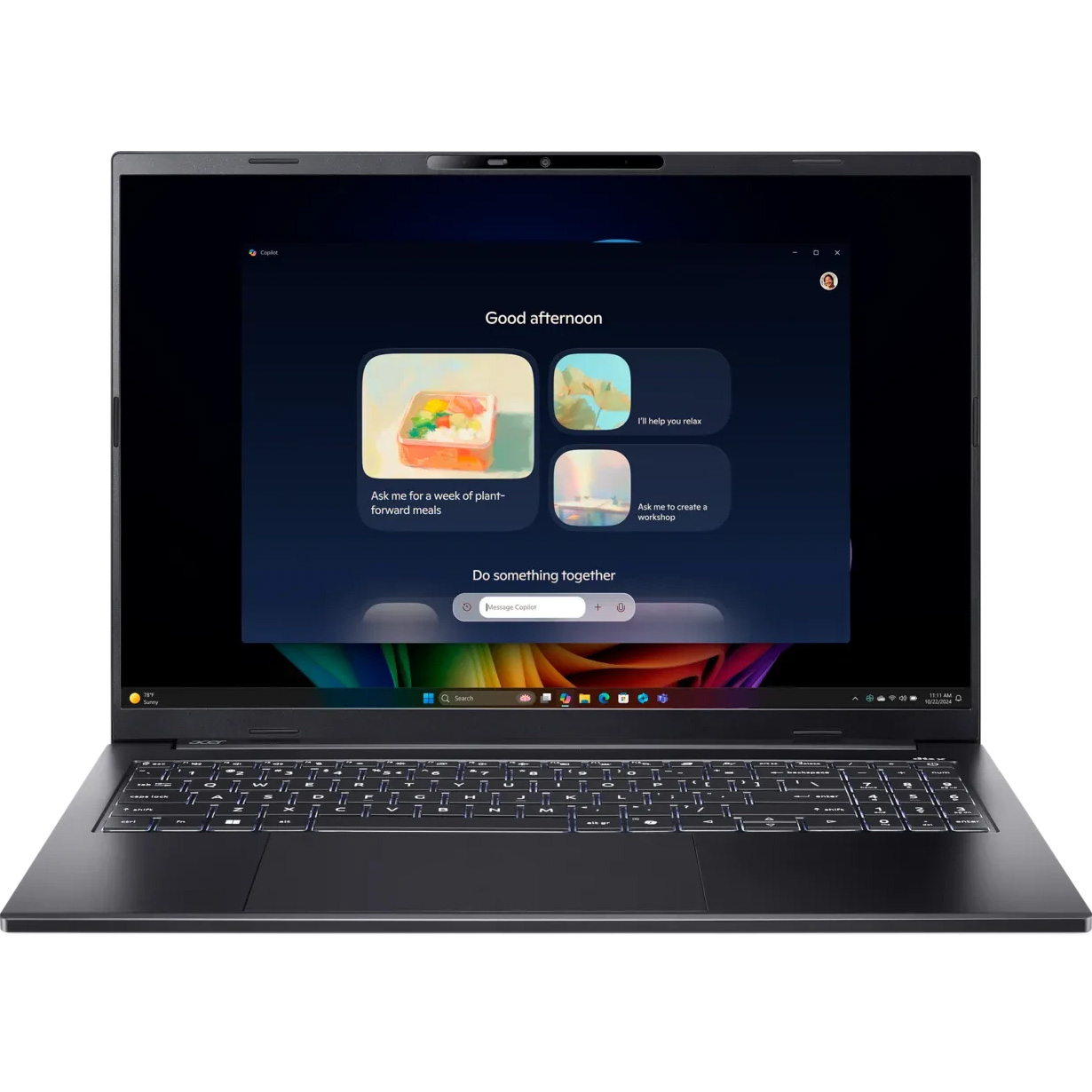 Ноутбук ACER Swift Go 16 AI SFG16-74-744Q Obsidian Black (NX.JNMEU.003)