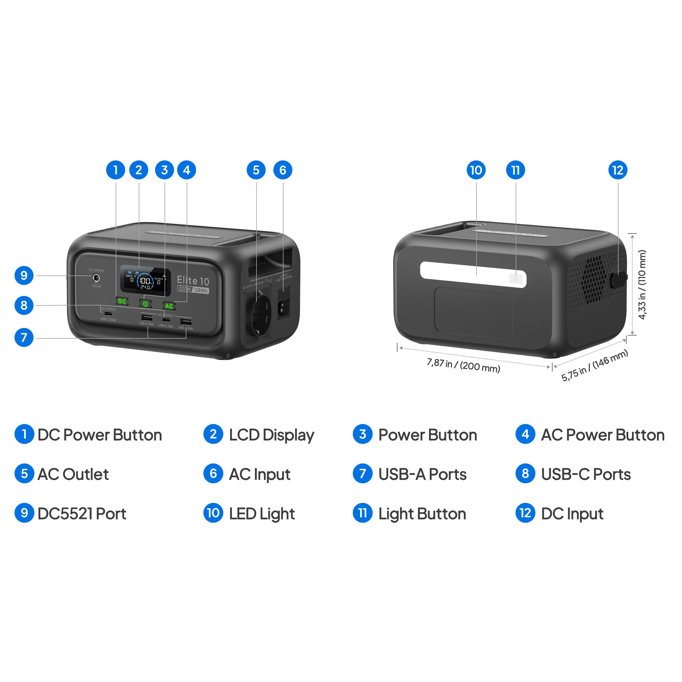 Зарядна станція BLUETTI Elite 10