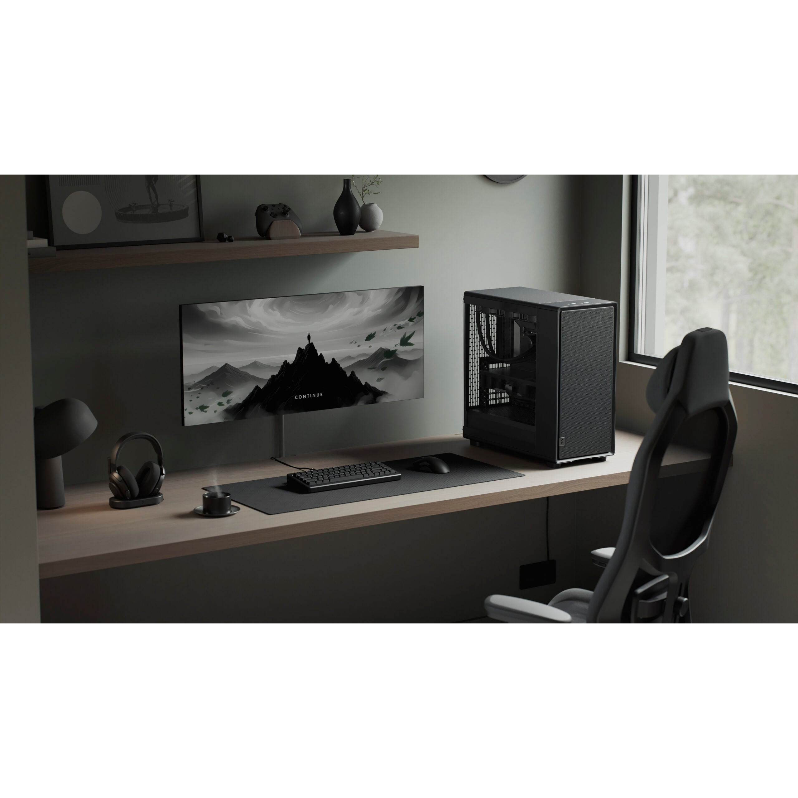 Корпус FRACTAL DESIGN Epoch XL Black TG Light Tint (FD-C-EPO1X-02)
