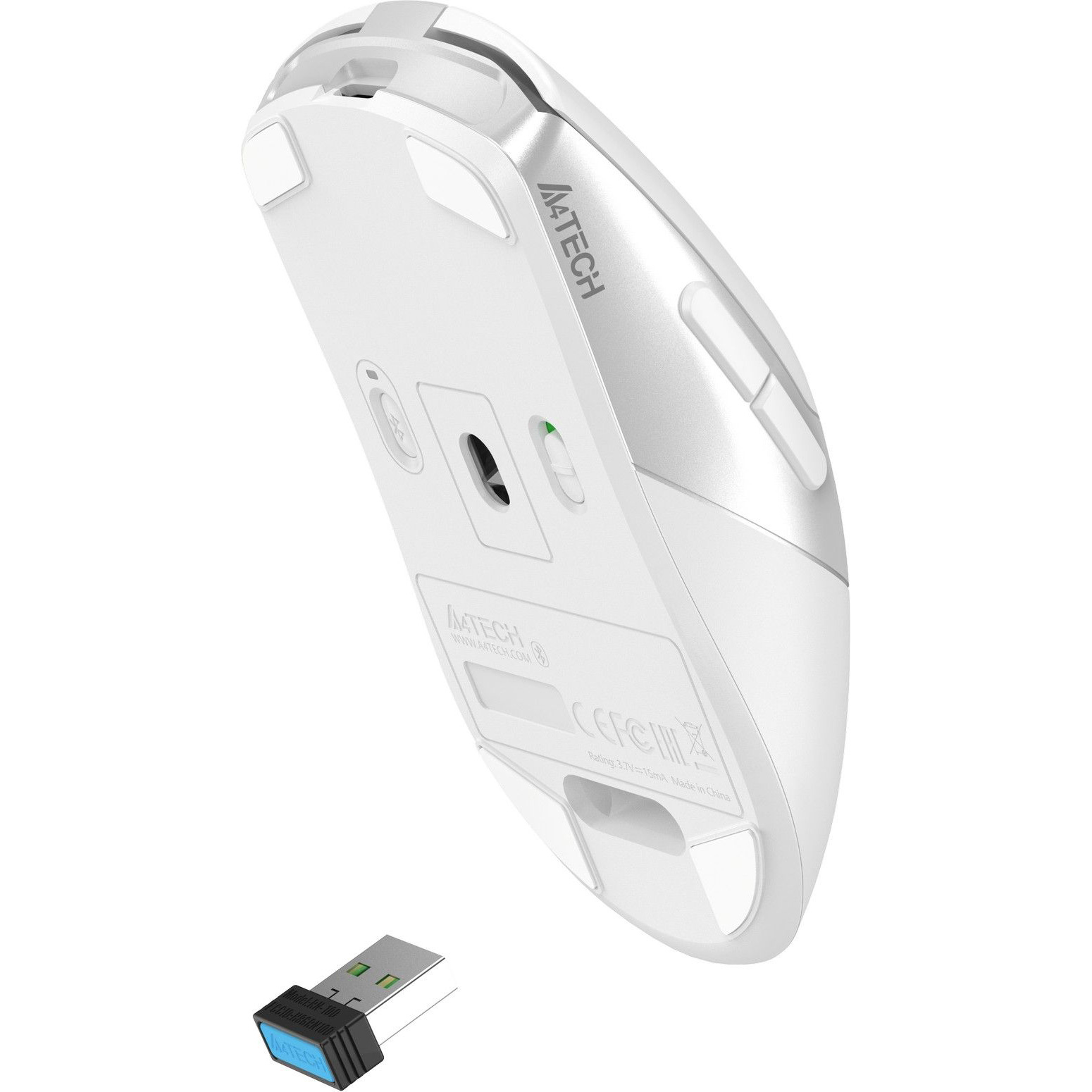 Мышь A4TECH Fstyler FB50C Plus White