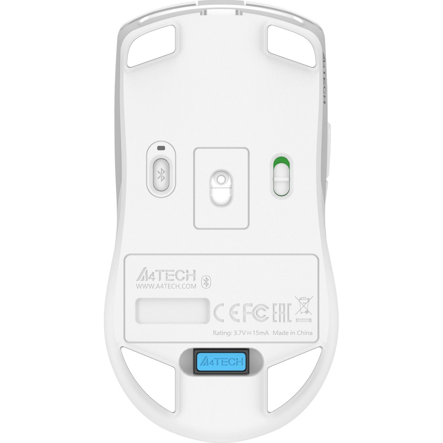 Мышь A4TECH Fstyler FB50C Plus White