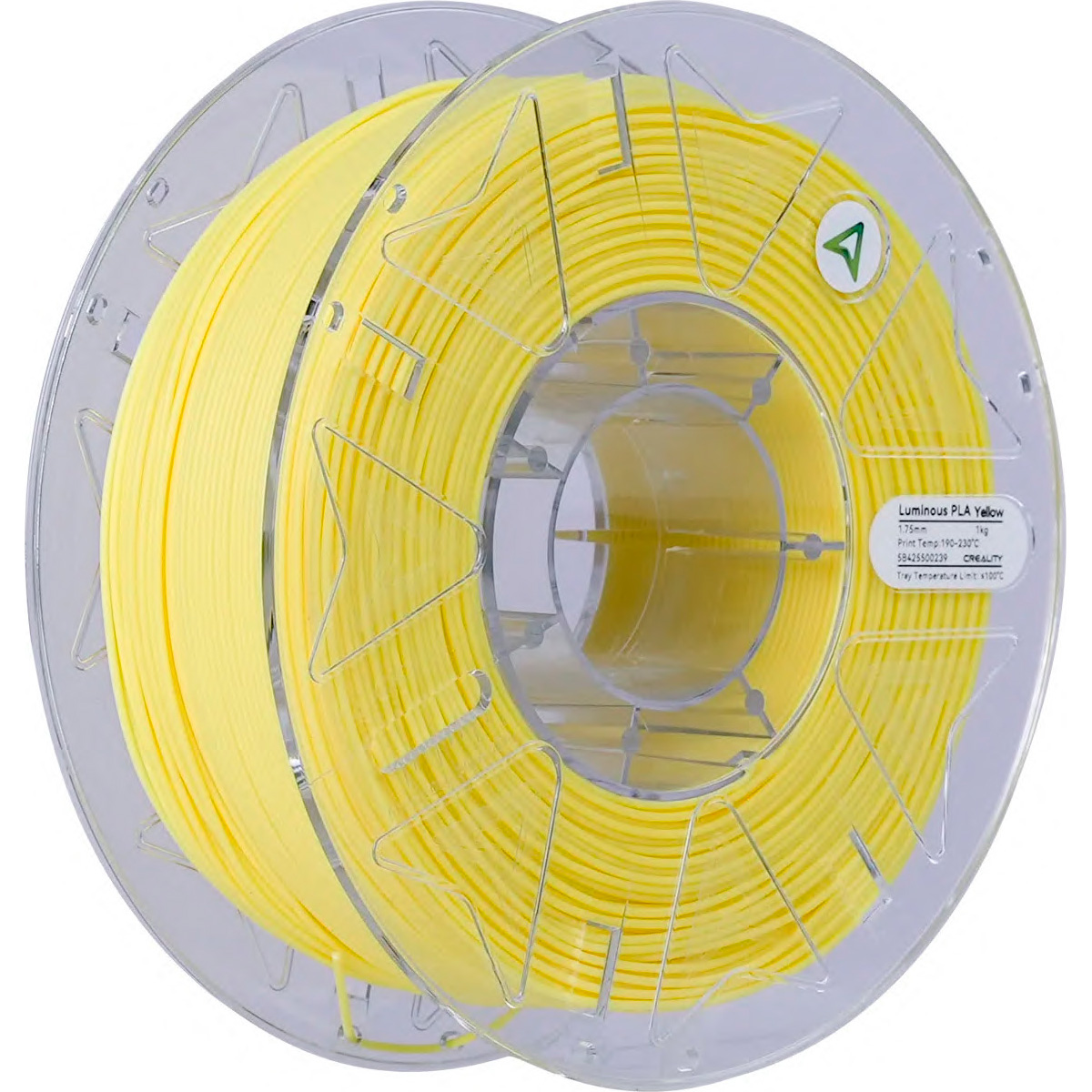Пластик (філамент) для 3D принтера CREALITY Hyper Luminous PLA 1.75mm, 1кг, Yellow (3301010538)