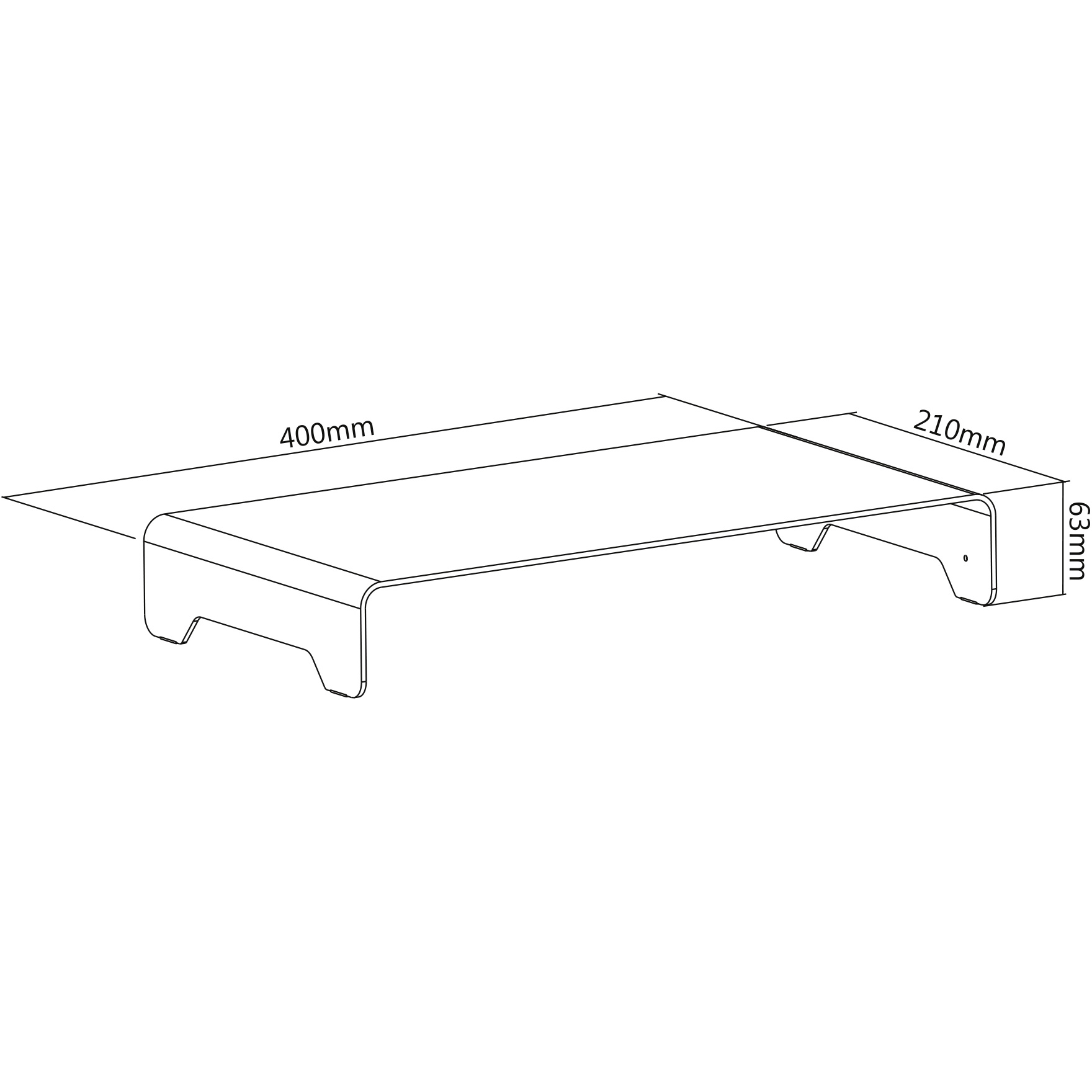 Підставка для монітора DIGITUS DA-90369 32" Silver