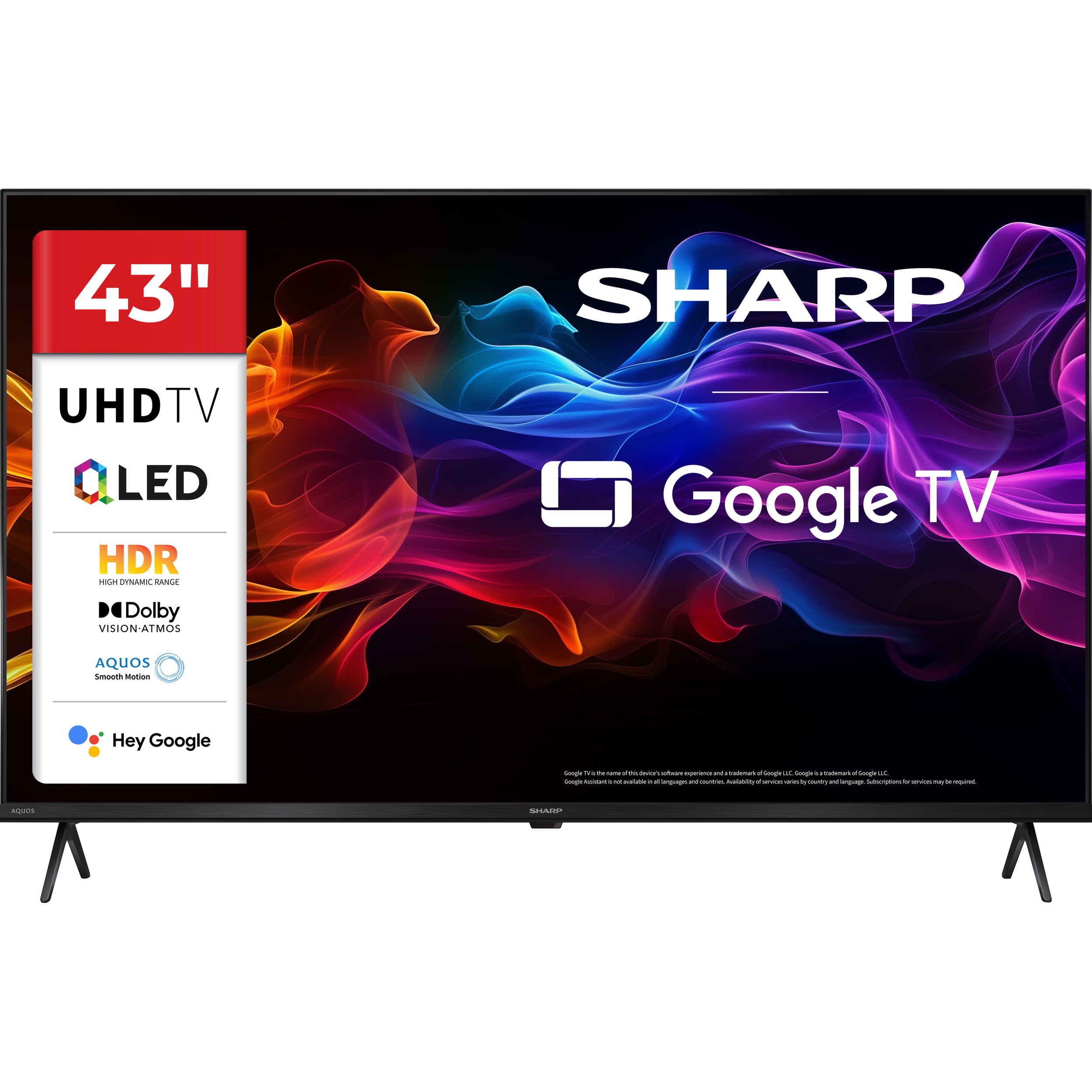 Телевизор SHARP 43" QLED 4K 4T-C43HP5265EB