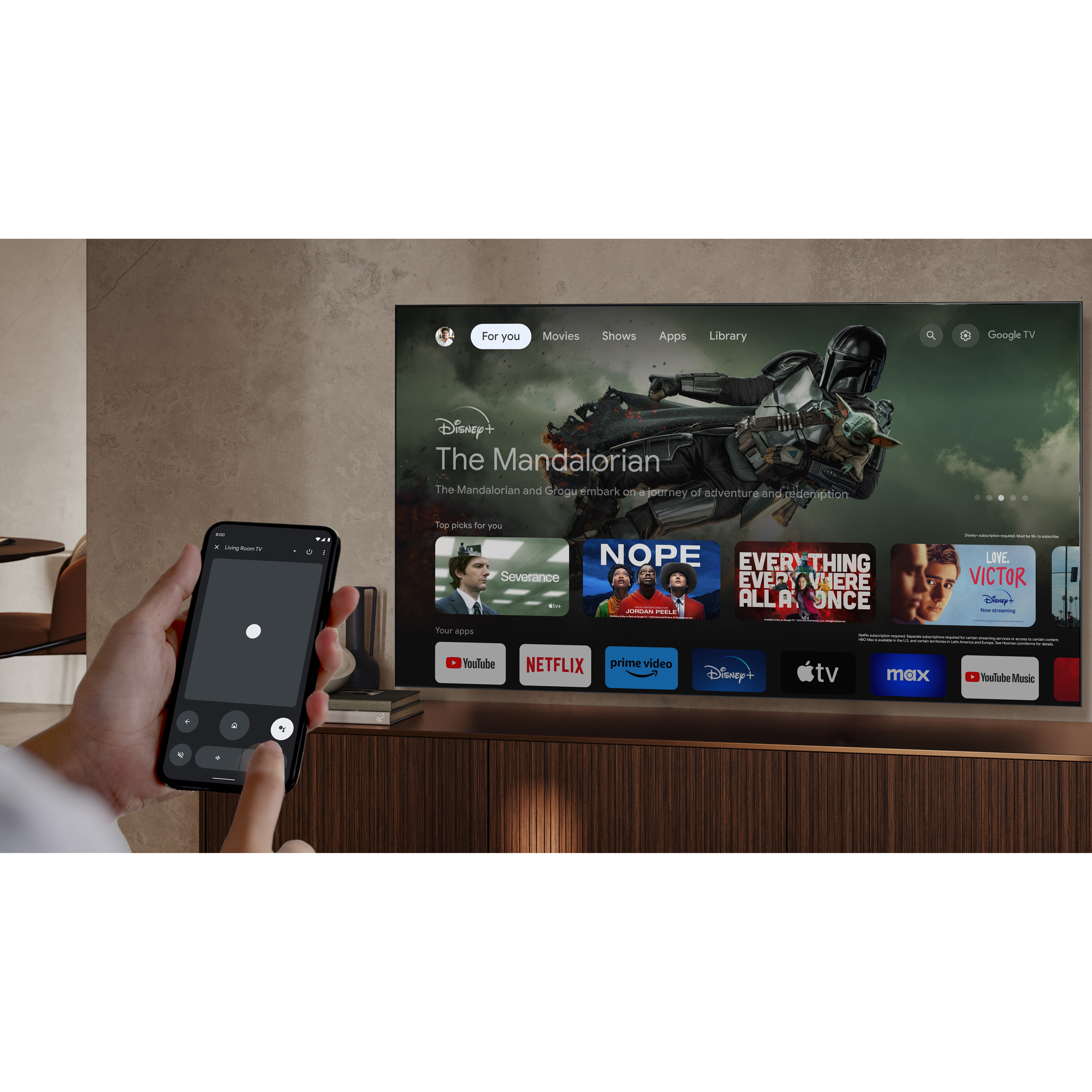 Телевизор SHARP 55" QLED 4K 4T-C55HP5265EB