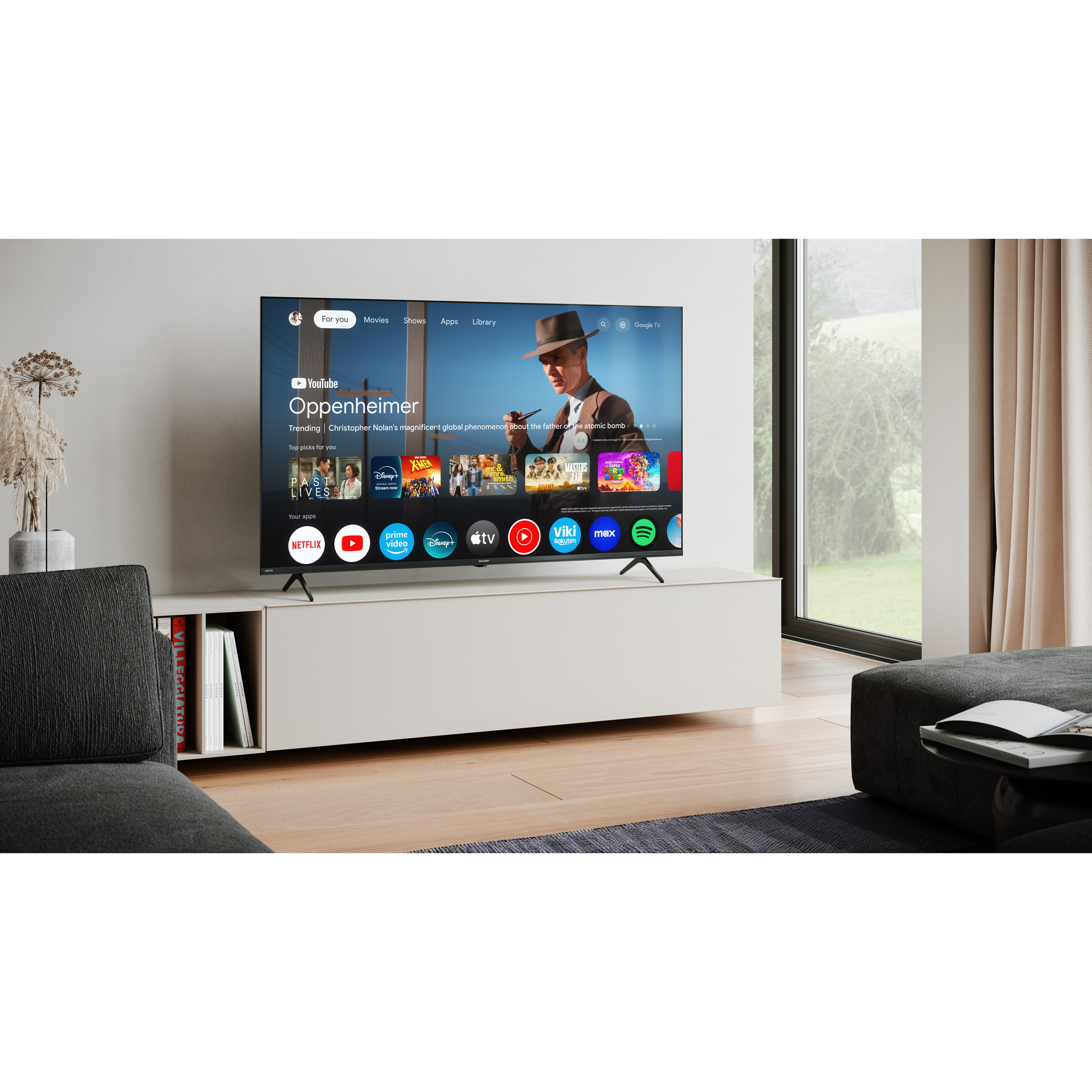 Телевизор SHARP 55" QLED 4K 4T-C55HP5265EB