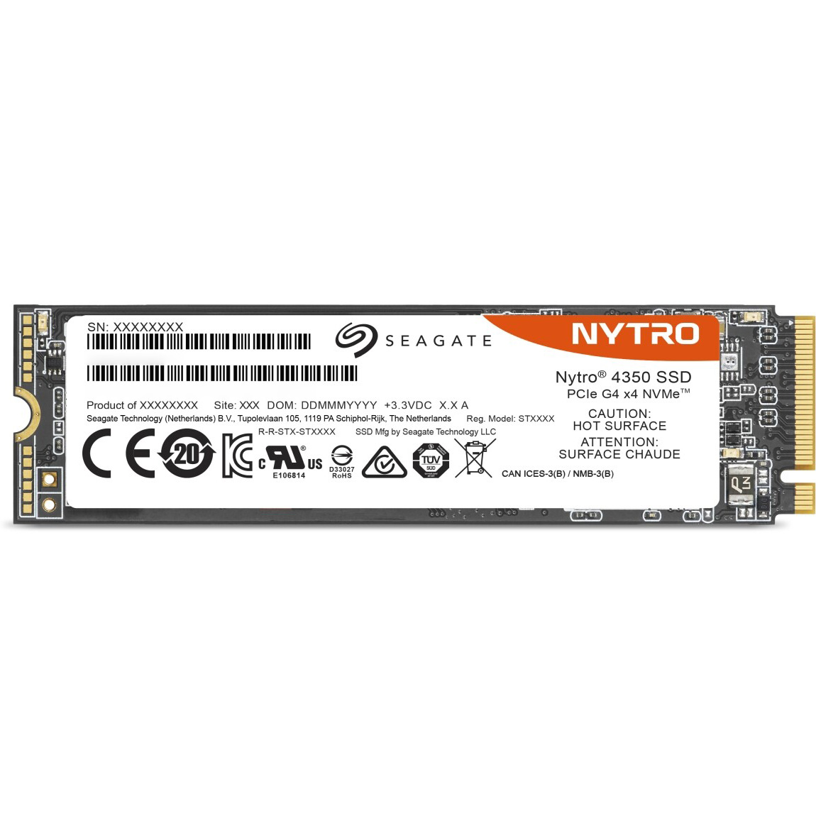 SSD диск SEAGATE Nytro 4350 1.92TB M.2 NVMe (XP1920SE30001)