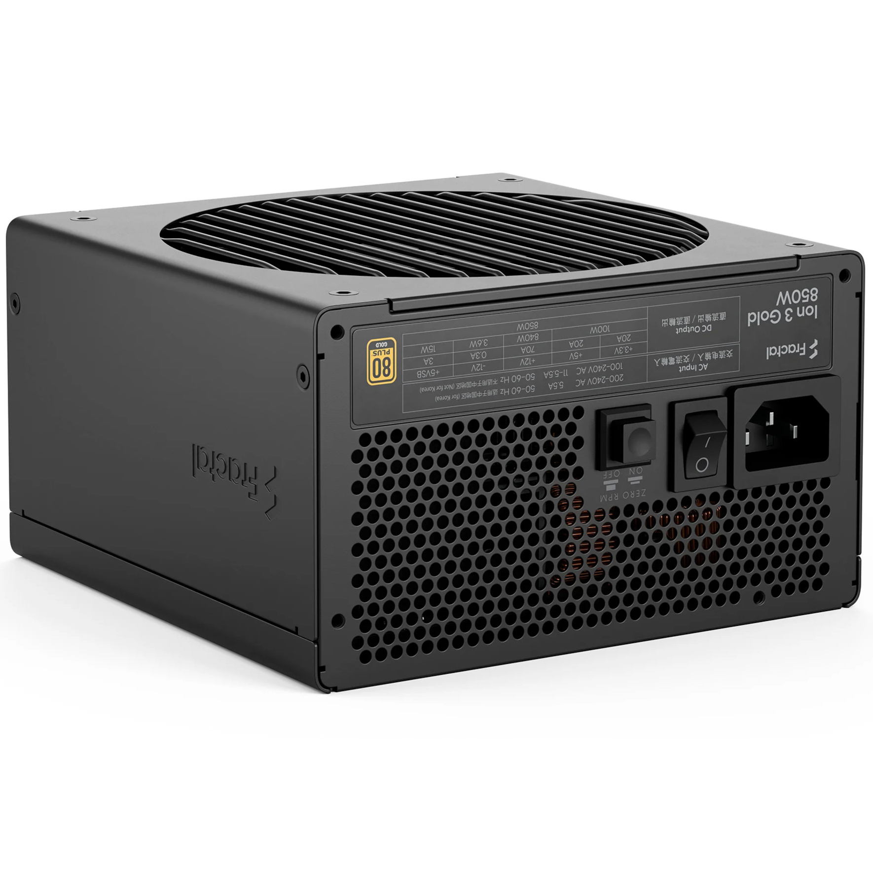Блок питания 850W FRACTAL DESIGN Ion 3 Gold 850W (FD-P-IA3G-850-EU)