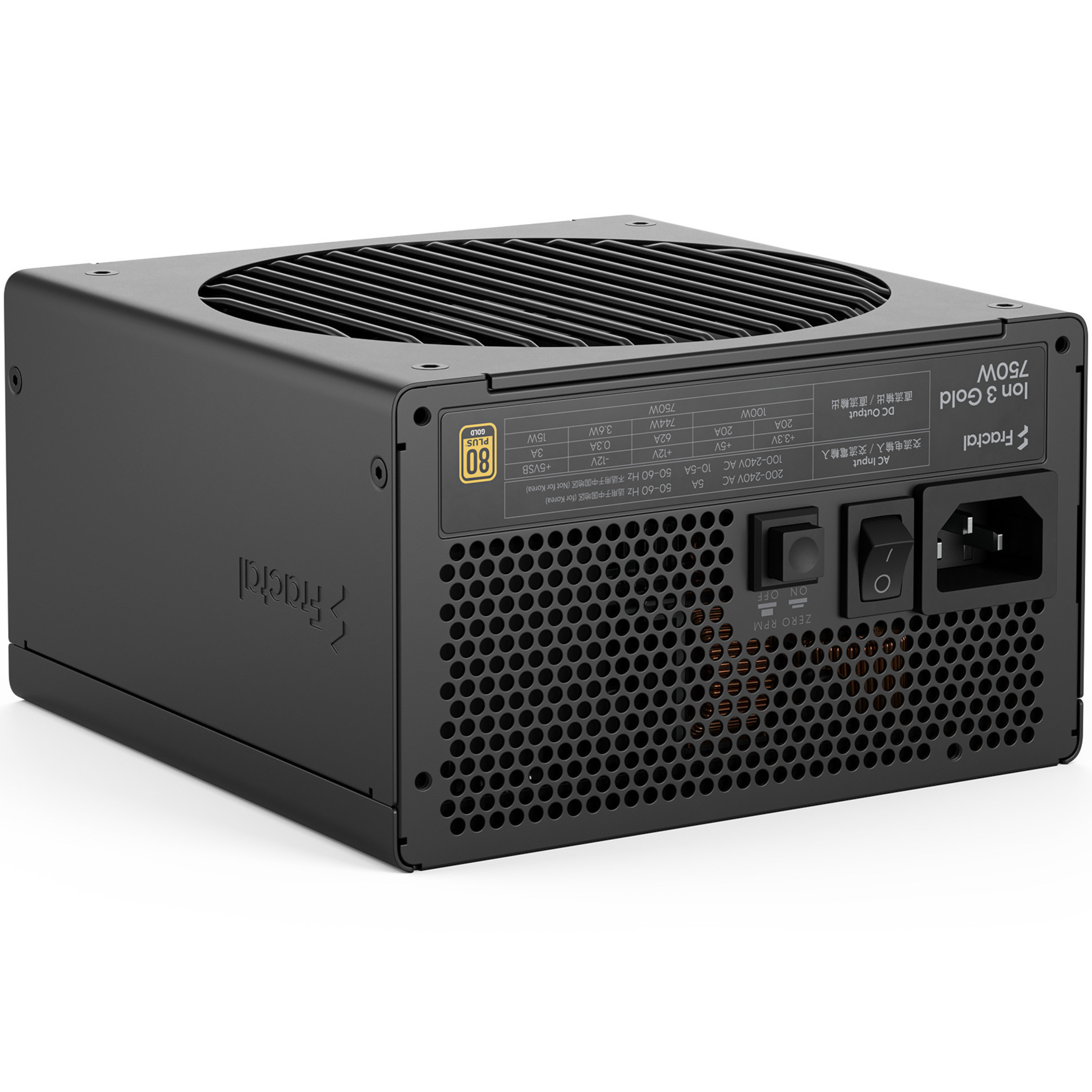 Блок живлення 750W FRACTAL DESIGN Ion 3 Gold 750W (FD-P-IA3G-750-EU)