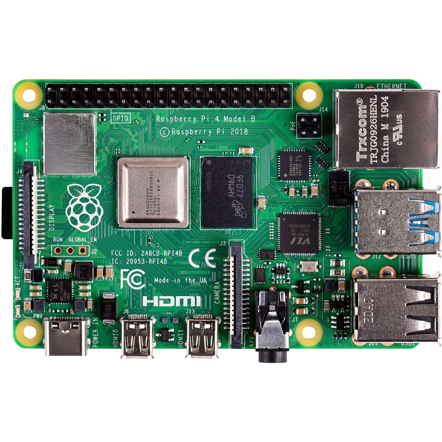 Микро-ПК RASPBERRY PI 4 Model B 8GB (SC0195)