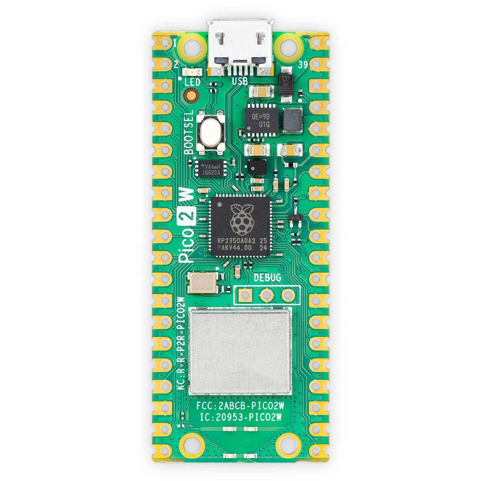 Мікро-ПК RASPBERRY PI Pico 2W (SC1633)