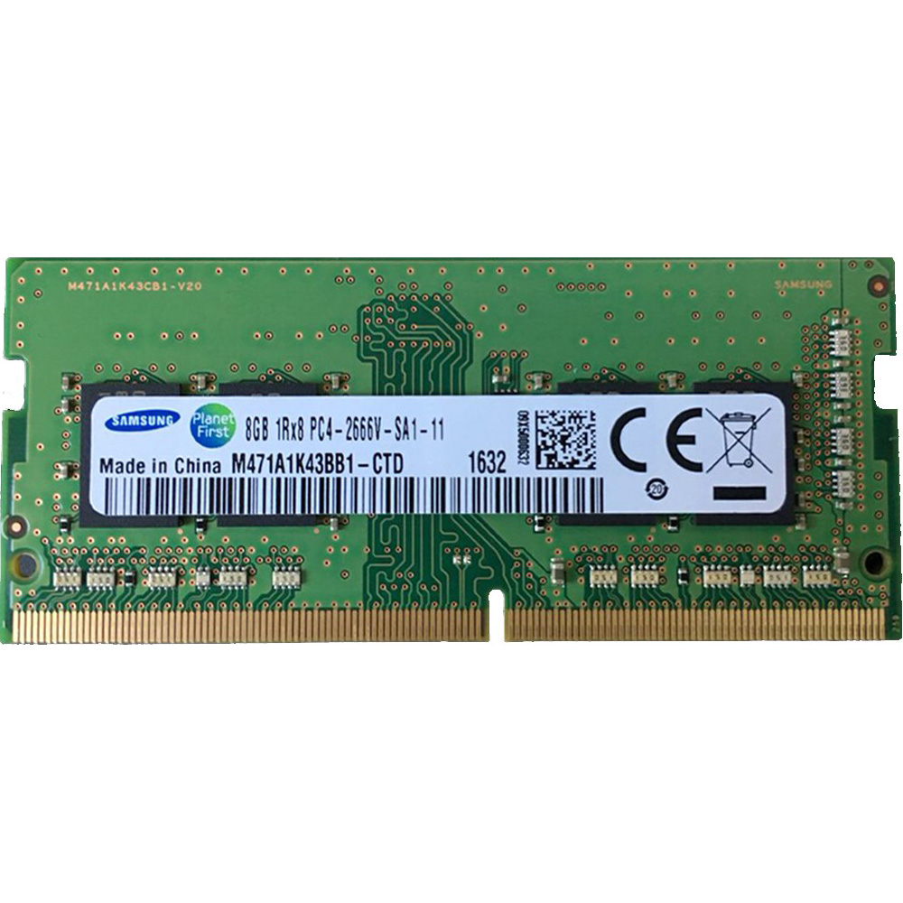 Модуль пам'яті SAMSUNG SO-DIMM DDR4 2666MHz 8GB (M471A1K43BB1-CTD)