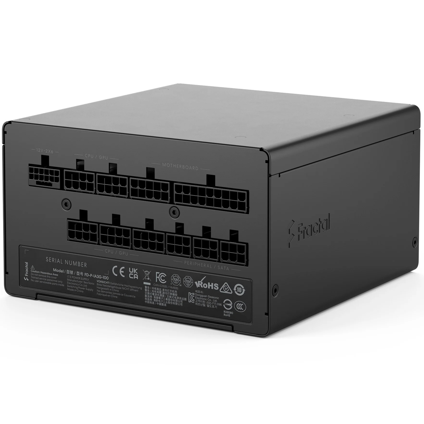 Блок питания 1000W FRACTAL DESIGN Ion 3 Gold 1000W Black (FD-P-IA3G-100-EU)