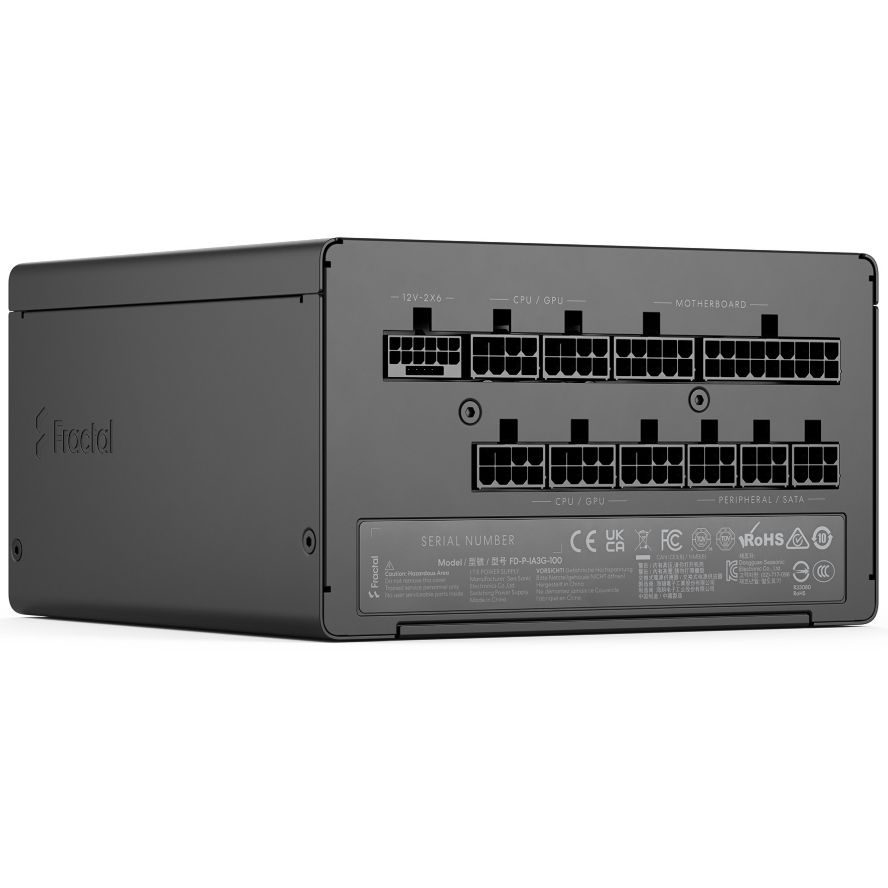 Блок питания 1000W FRACTAL DESIGN Ion 3 Gold 1000W Black (FD-P-IA3G-100-EU)