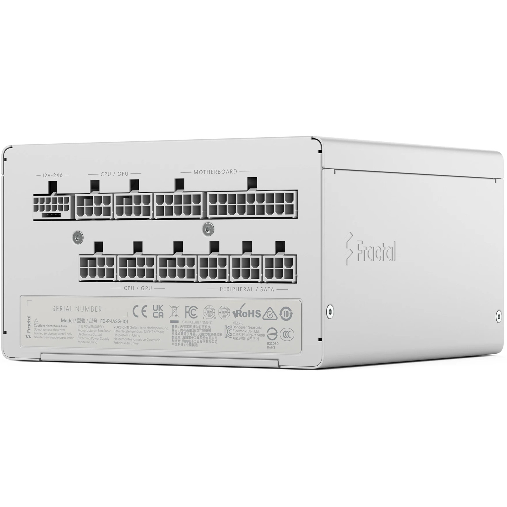 Блок питания 1000W FRACTAL DESIGN Ion 3 Gold 1000W White (FD-P-IA3G-101-EU-WT)