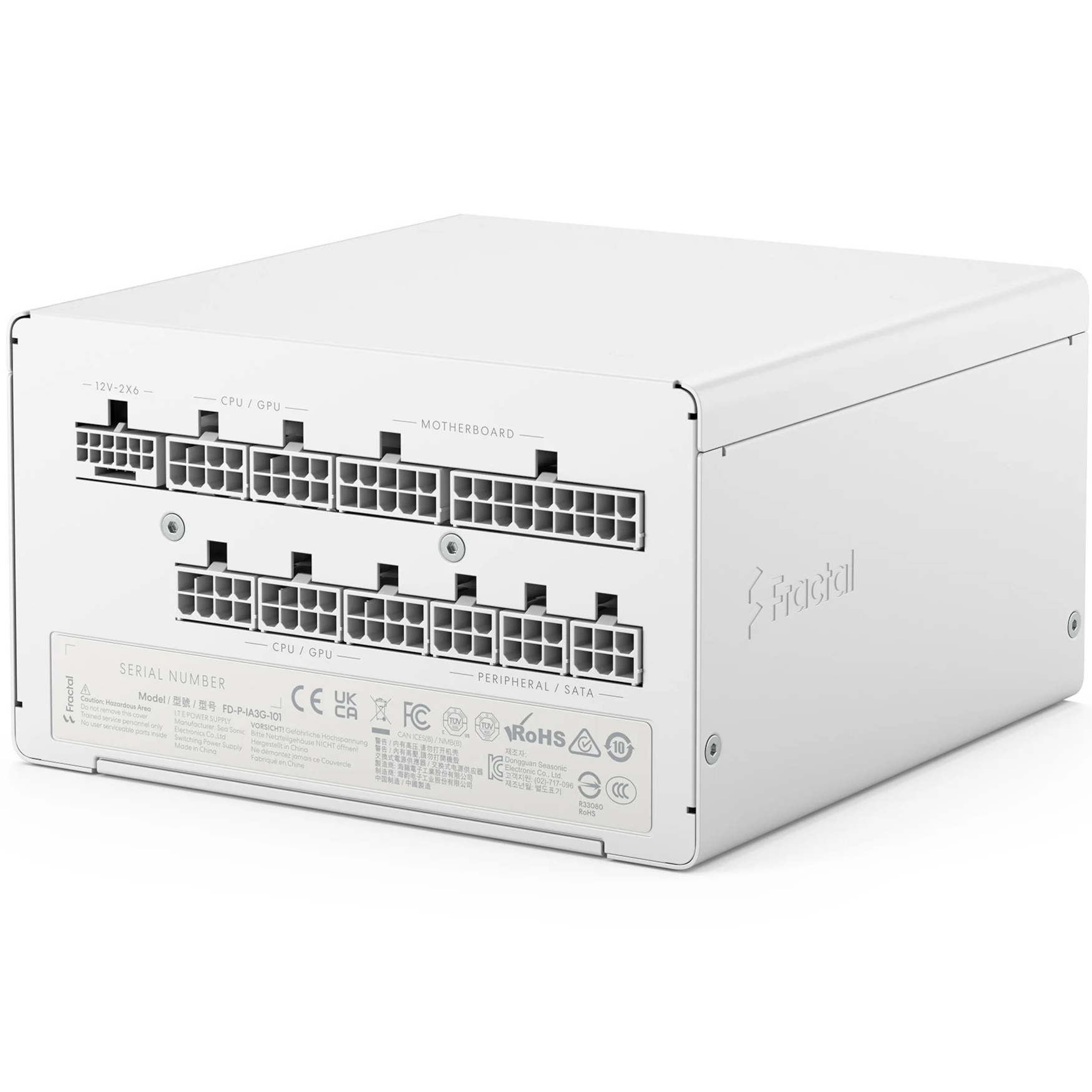 Блок питания 1000W FRACTAL DESIGN Ion 3 Gold 1000W White (FD-P-IA3G-101-EU-WT)