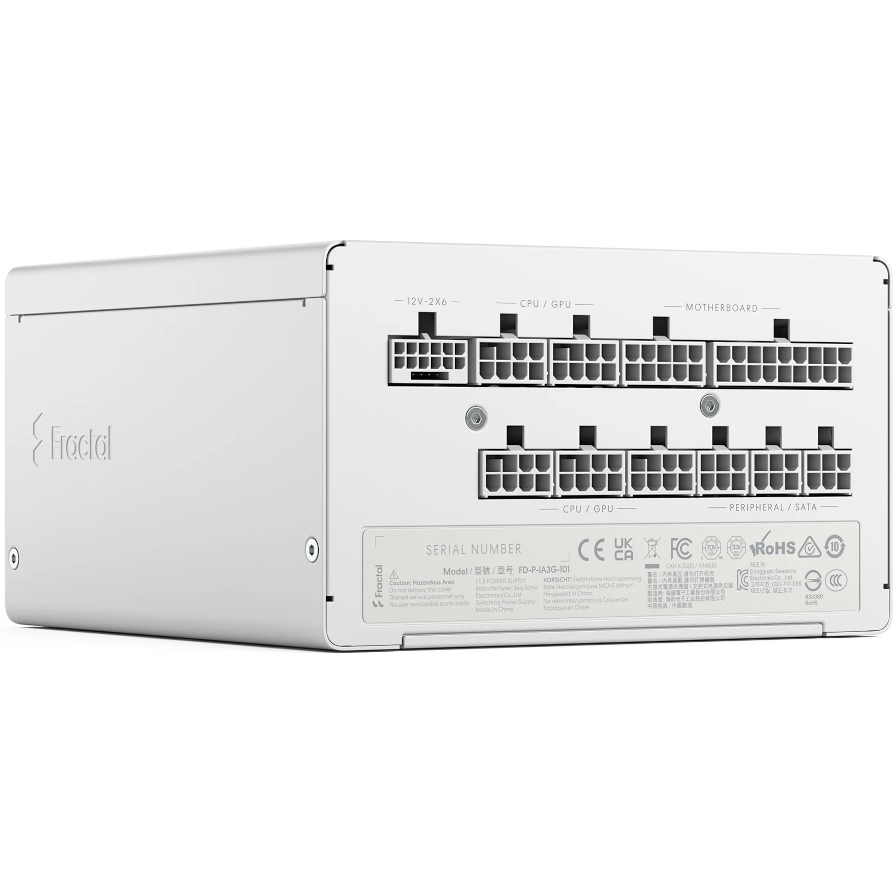 Блок питания 1000W FRACTAL DESIGN Ion 3 Gold 1000W White (FD-P-IA3G-101-EU-WT)