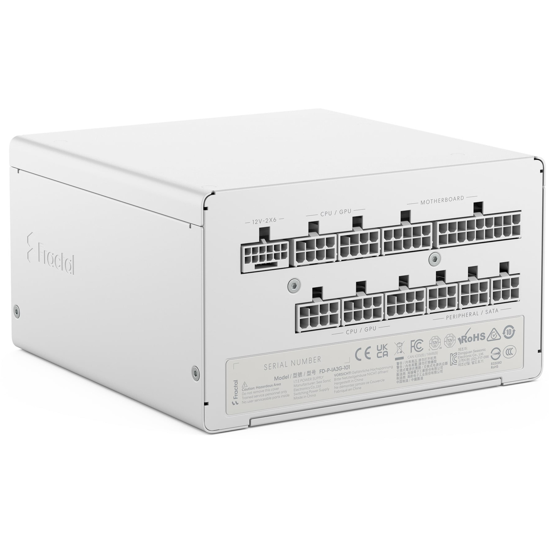 Блок питания 1000W FRACTAL DESIGN Ion 3 Gold 1000W White (FD-P-IA3G-101-EU-WT)