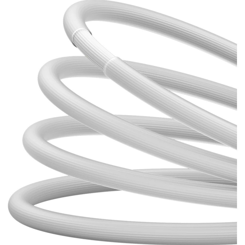 Кабель BASEUS CoolPlay Series Fast Charging Data Cable USB to Type-C 100W 1м White (CAKW000602)