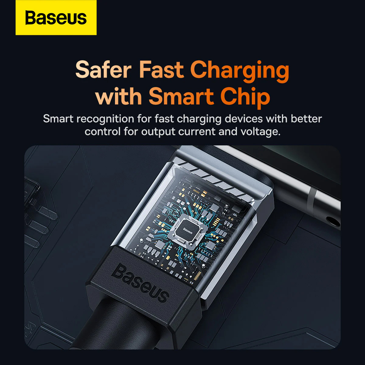 Кабель BASEUS CoolPlay Series Fast Charging Data Cable USB to Type-C 100W 1м White (CAKW000602)