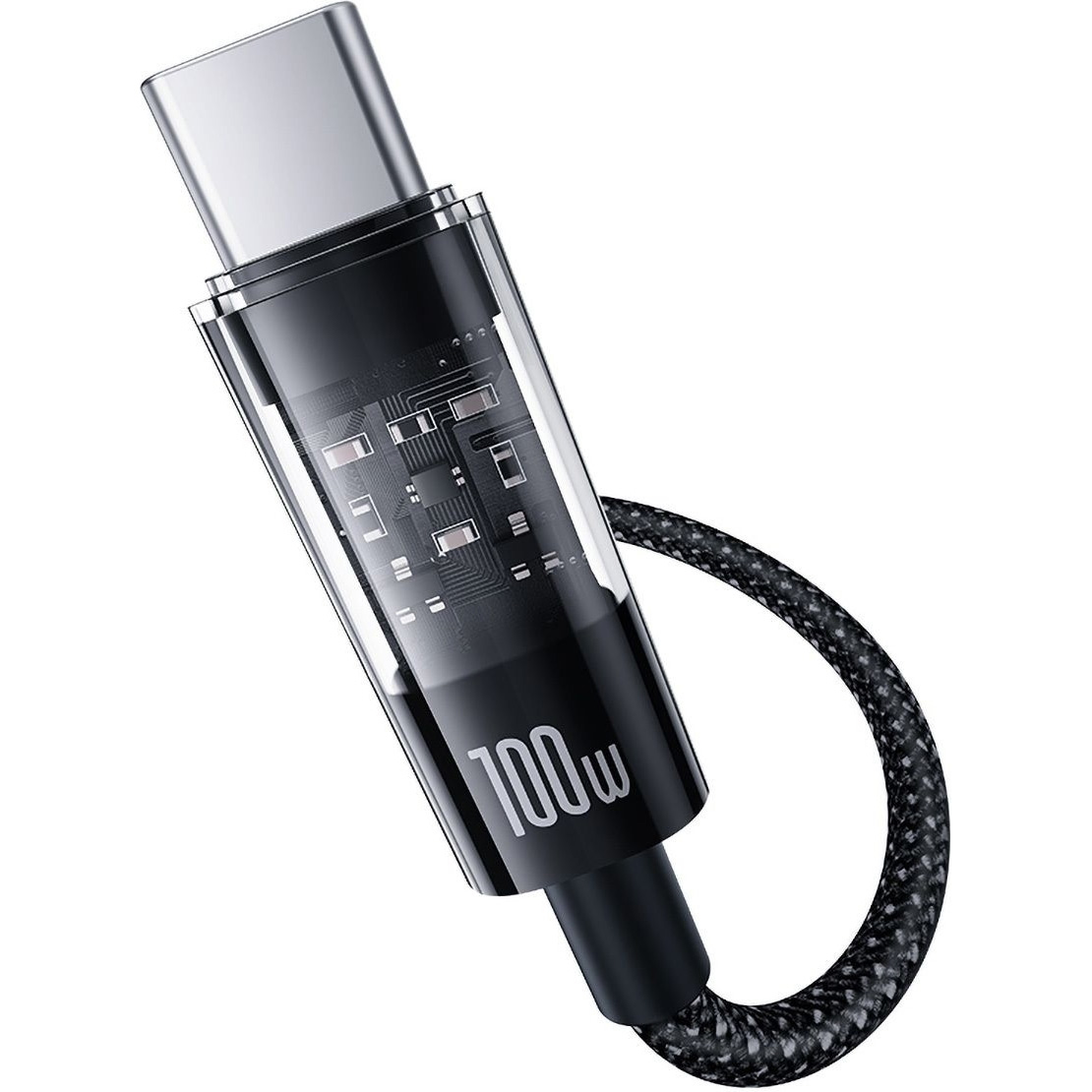 Кабель BASEUS Gem Fast Charging Data Cable USB-C to USB-C PD100W 1м Black (P10373000111-00)