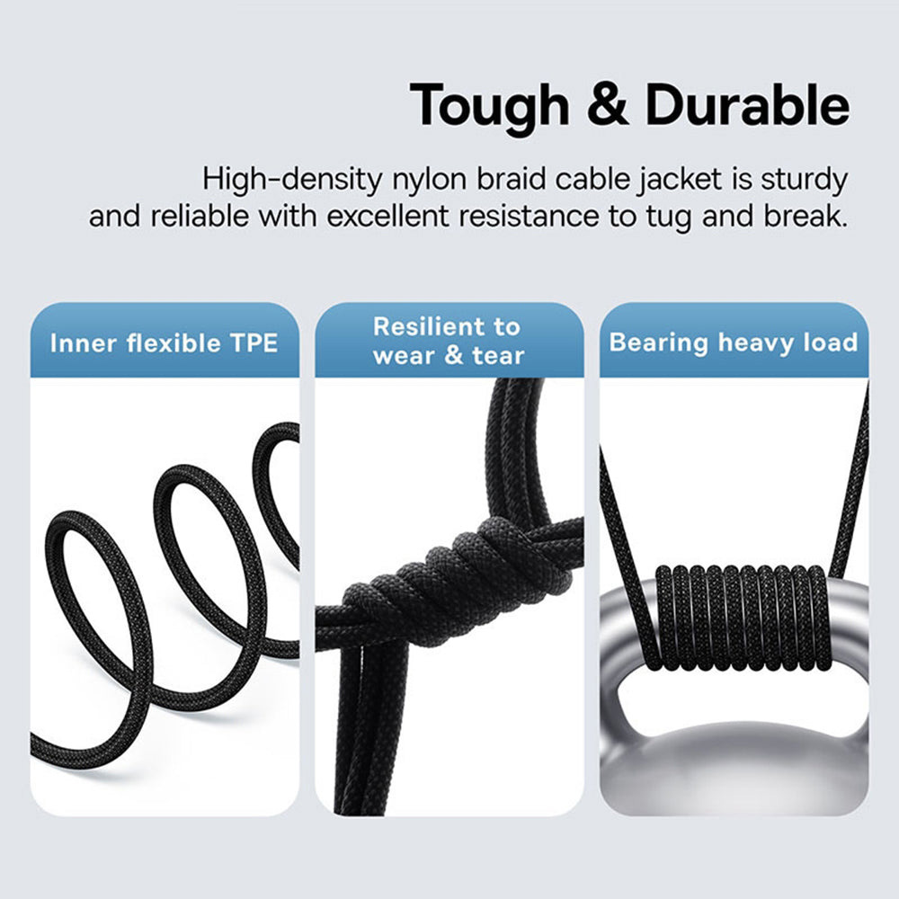 Кабель BASEUS Gem Fast Charging Data Cable USB-C to USB-C PD100W 1м Black (P10373000111-00)
