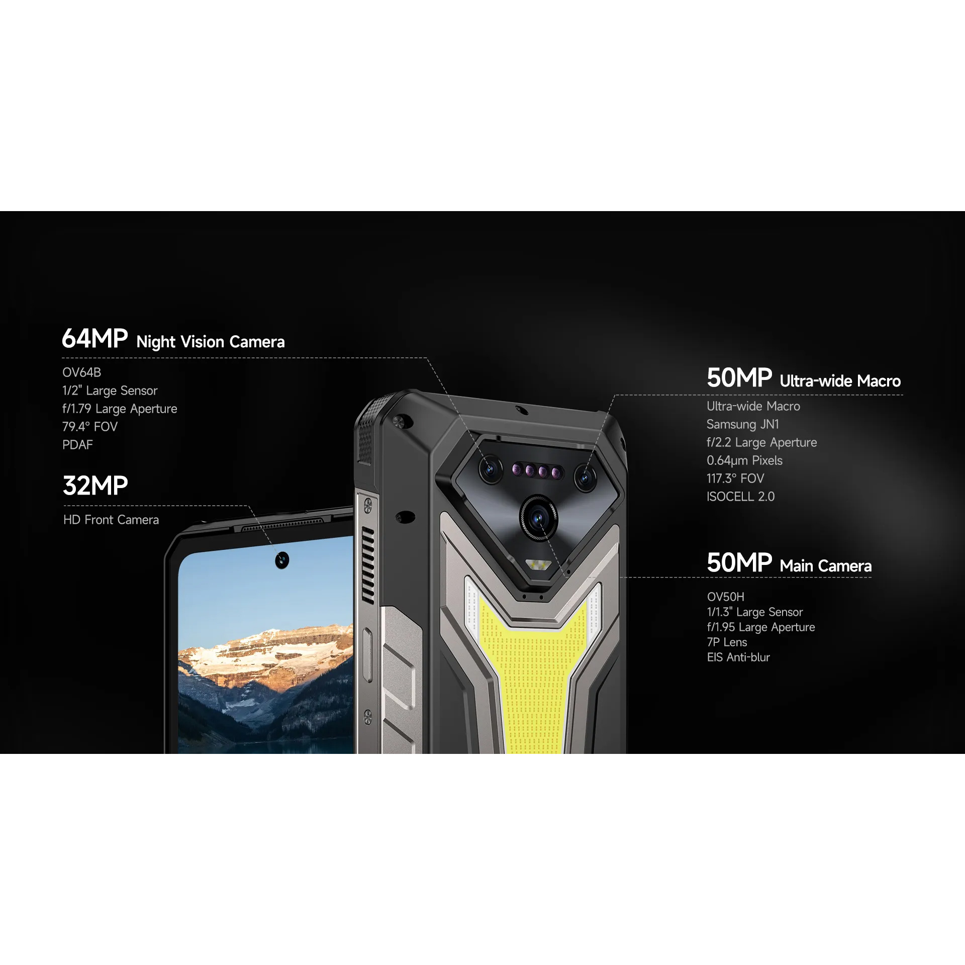 Смартфон ULEFONE Armor 34 Pro+ 16/512GB Pulse Black