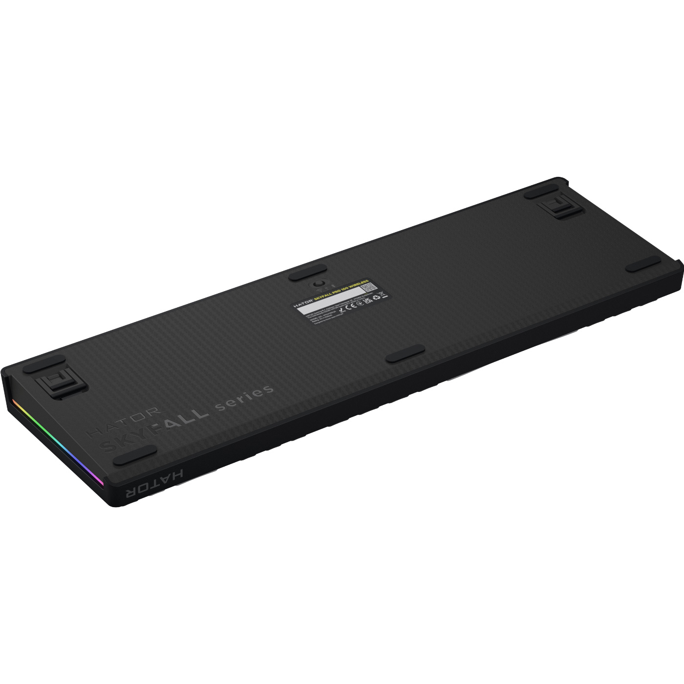 Клавиатура беспроводная HATOR Skyfall 100 Pro Wireless Aurum Vanila Silent Switch UA Gray/Black (HTK4100UA)