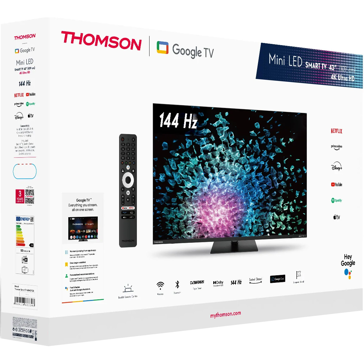 Телевизор THOMSON 43" MiniLED 4K 43MG7C15