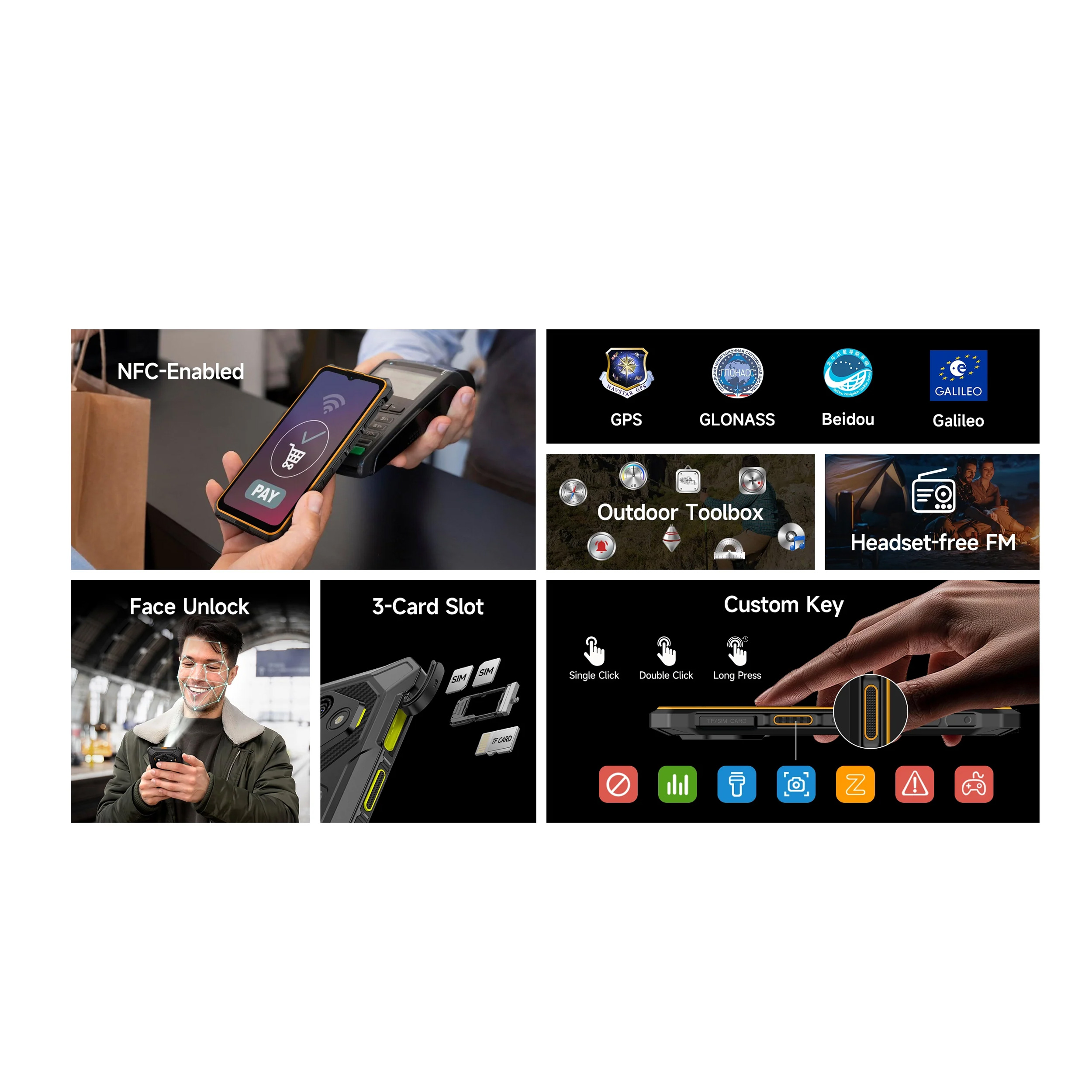 Смартфон ULEFONE RugKing 3 Pro 8/128GB Black