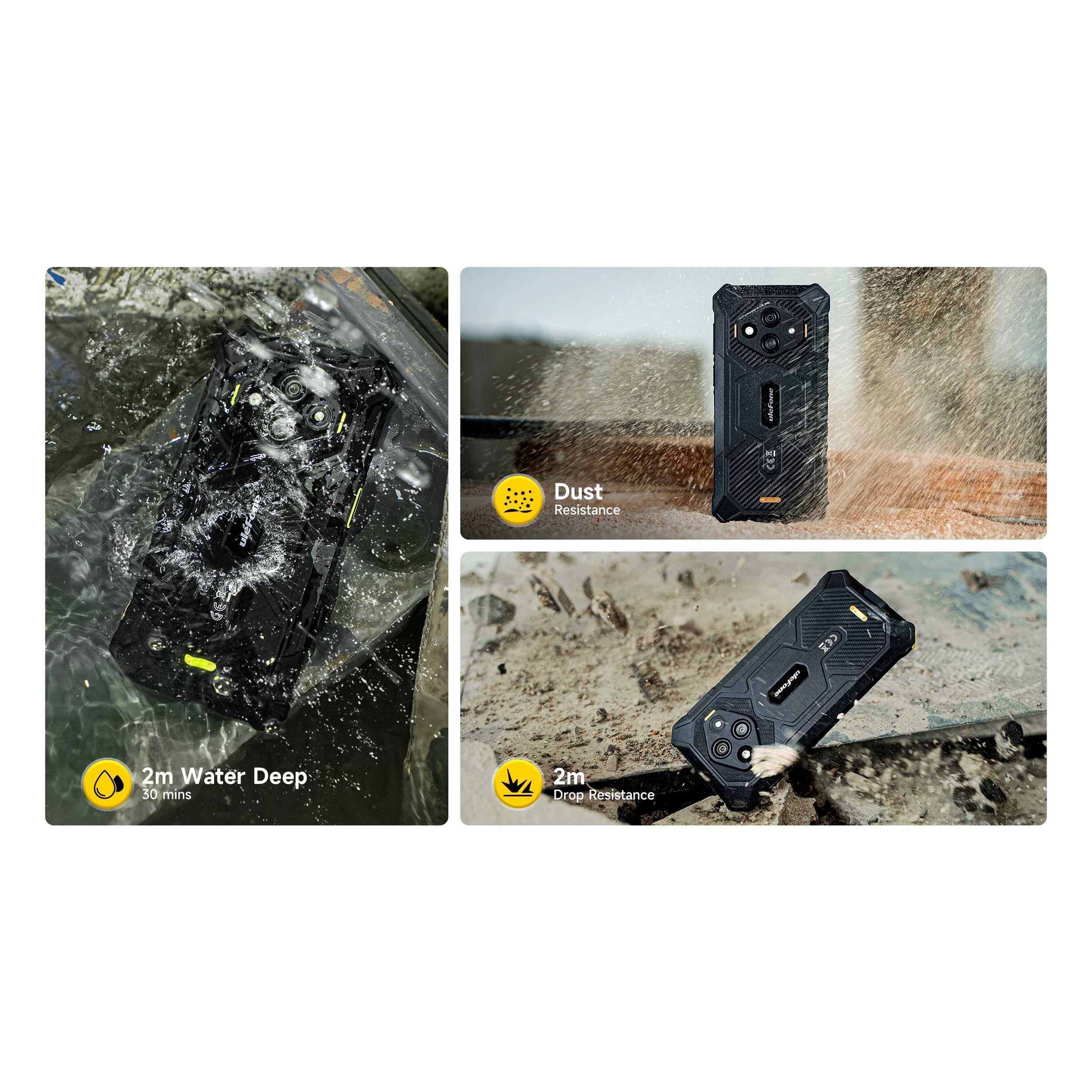 Смартфон ULEFONE RugKing 3 Pro 8/128GB Black