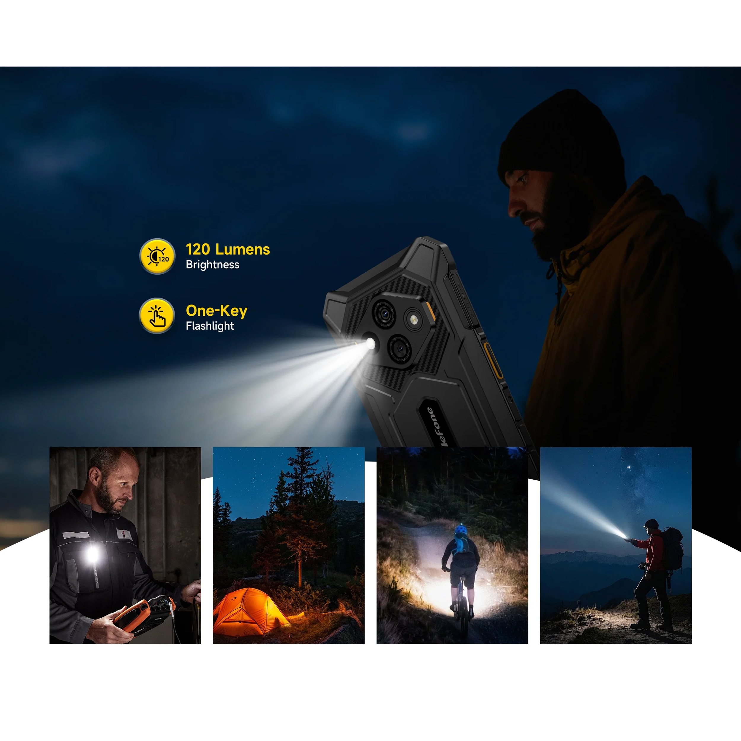 Смартфон ULEFONE RugKing 3 Pro 8/128GB Black