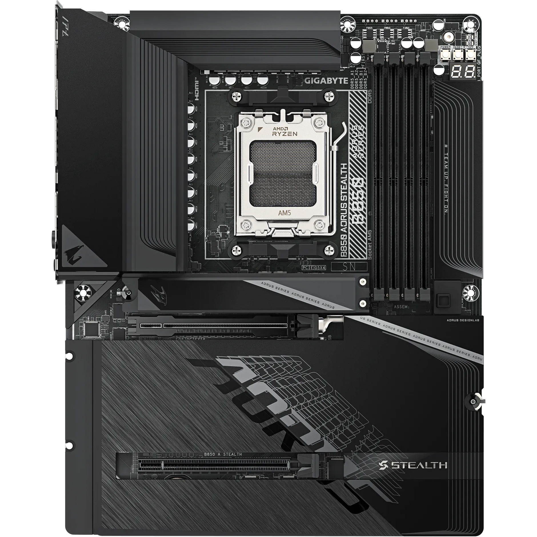 Материнская плата Gigabyte AORUS B850 Stealth