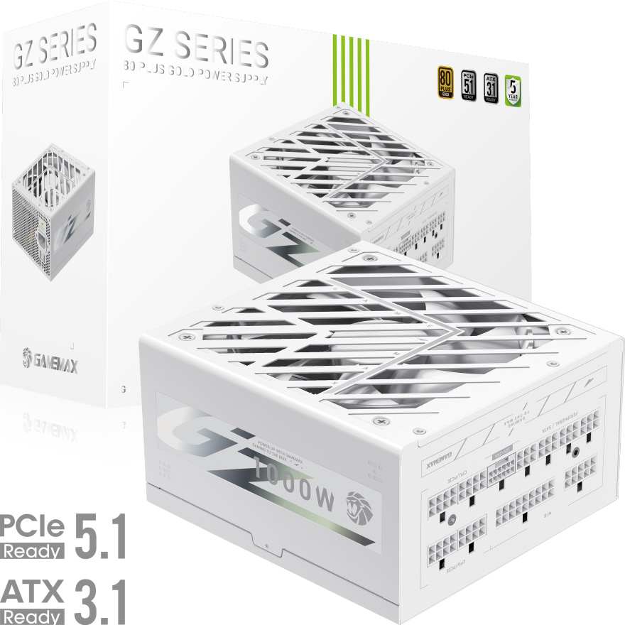 Блок живлення 1000W GAMEMAX GZ-1000G White