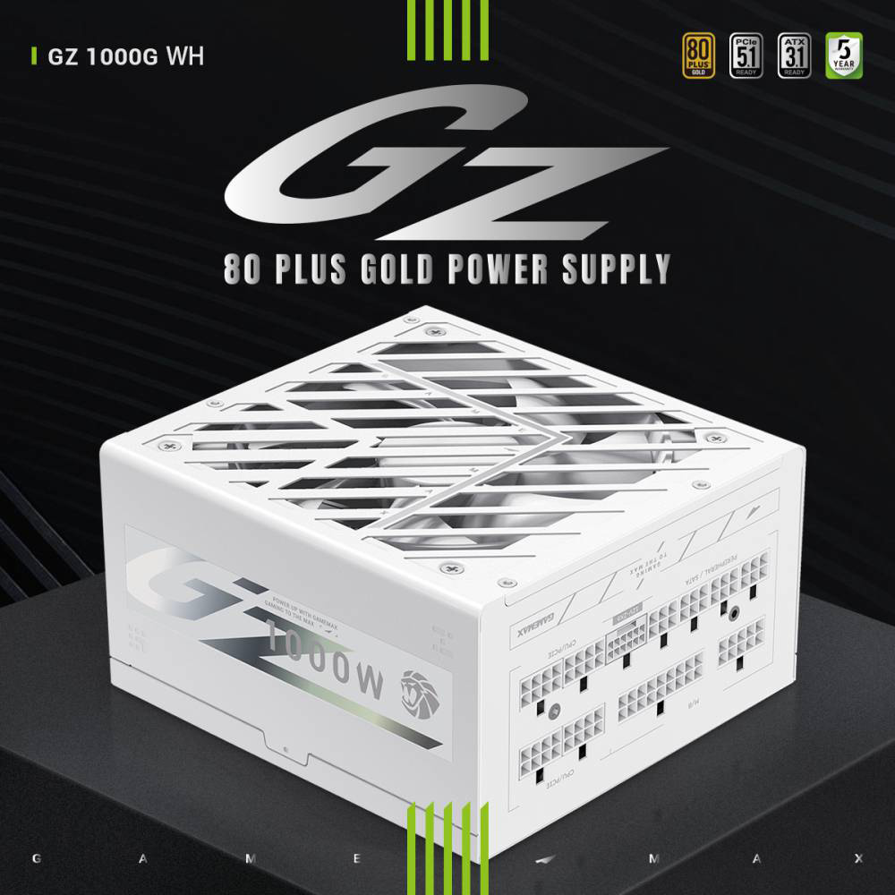 Блок живлення 1000W GAMEMAX GZ-1000G White