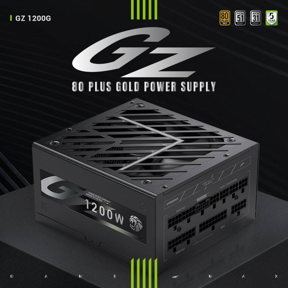 Блок живлення 1200W GAMEMAX GZ-1200G Black