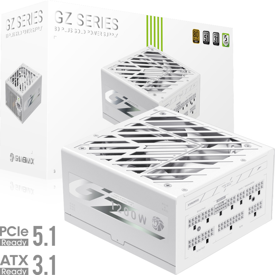 Блок живлення 1200W GAMEMAX GZ-1200G White