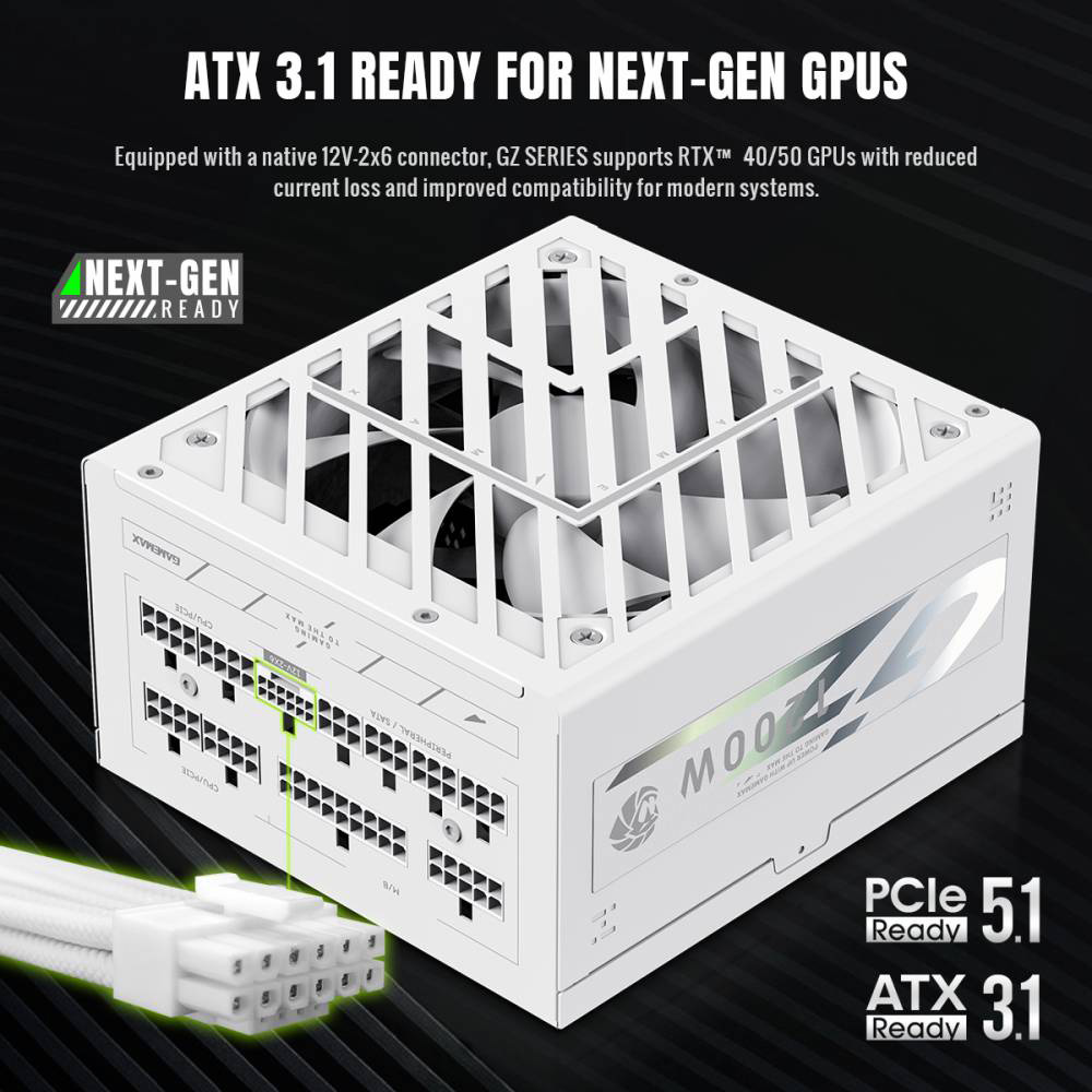 Блок живлення 1200W GAMEMAX GZ-1200G White