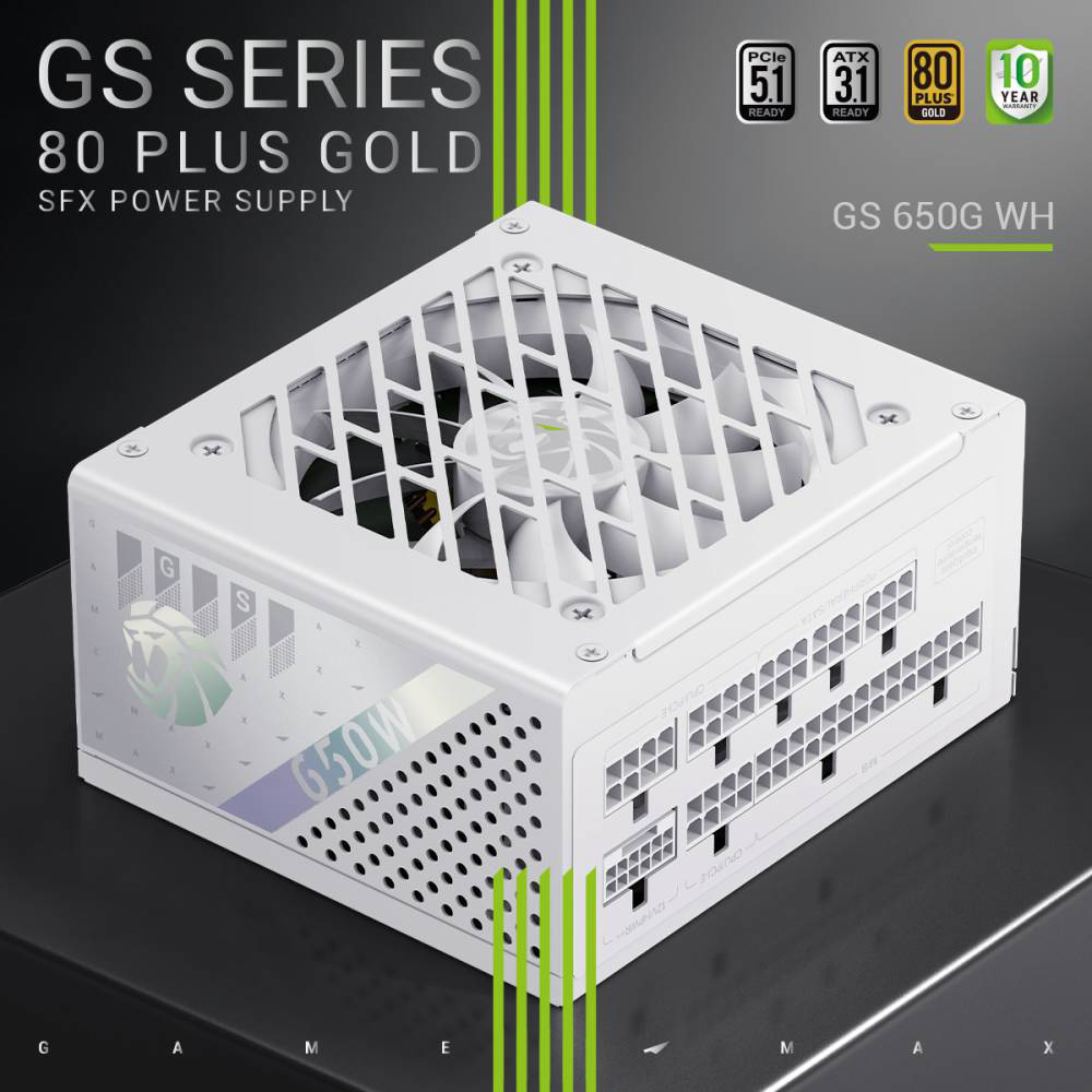 Блок живлення SFX 650W GAMEMAX GS-650G V25 White