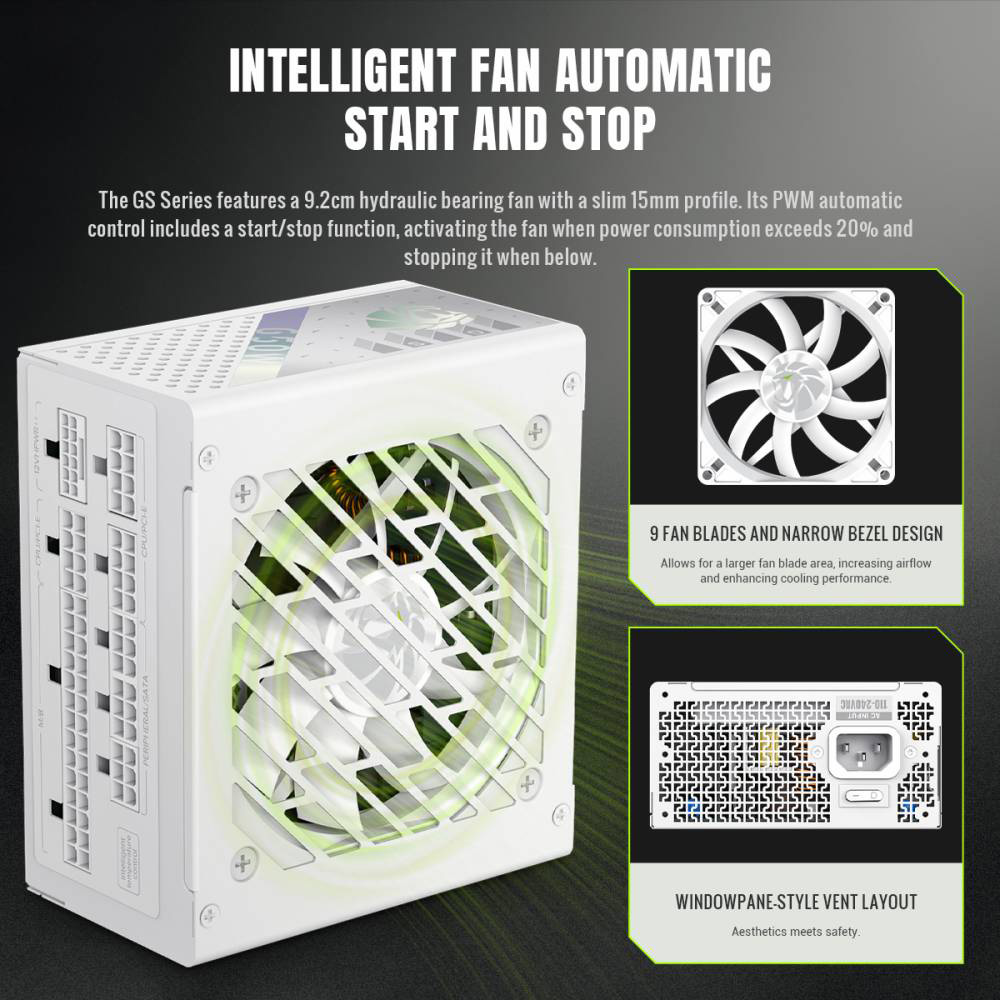 Блок живлення SFX 650W GAMEMAX GS-650G V25 White