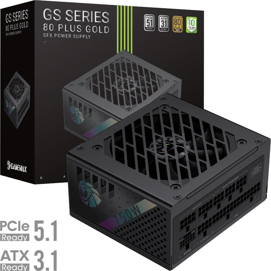 Блок живлення SFX 750W GAMEMAX GS-750G V25 Black