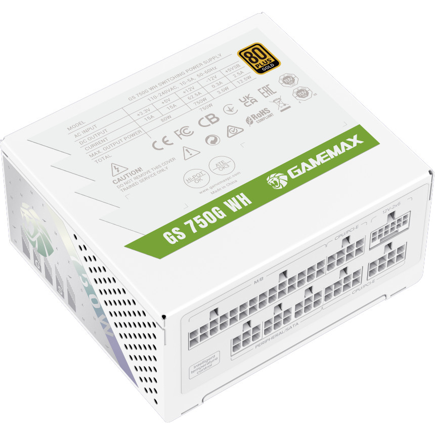 Блок живлення SFX 750W GAMEMAX GS-750G V25 White