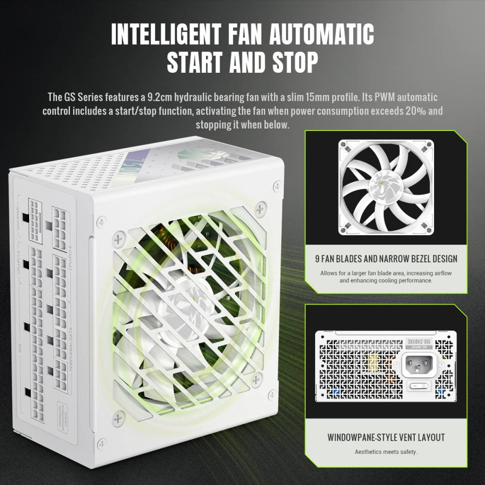 Блок живлення SFX 750W GAMEMAX GS-750G V25 White