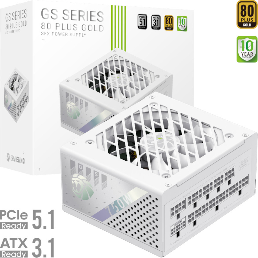 Блок живлення SFX 750W GAMEMAX GS-750G V25 White